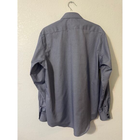 Twillory Men's Button-down Shirt Noniron Safe Cotton 16.5 Checked Pattern - Picture 2 of 7